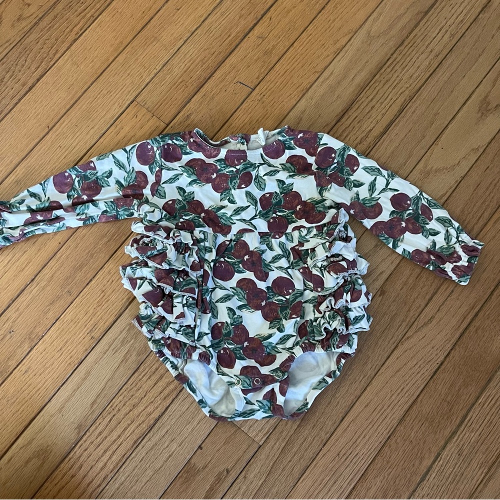 Kate Quinn Apple Branches Ballerina Bodysuit Size 18-24 months